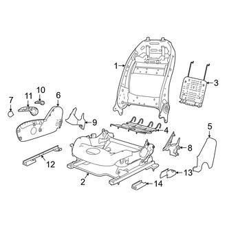 Jeep OE - Seats & Tracks - Tracks & Components (W/O Power)