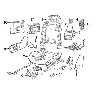 Jeep OE - Seats & Tracks - Tracks & Components (With Power)