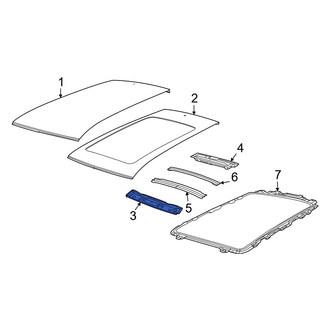 Jeep OE - Front Roof Header Panel