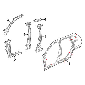 Jeep OE - Pillars, Rocker & Floor - Uniside
