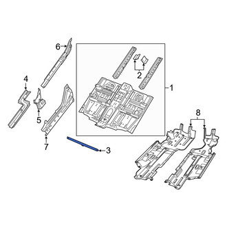 Jeep OE - Floor Pan Crossmember