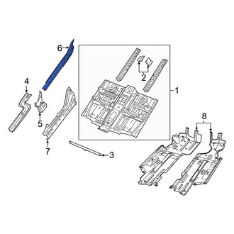 Jeep OE - Rear Right Outer Floor Sill