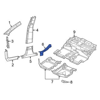 Jeep OE - Rear Left Door Sill Plate