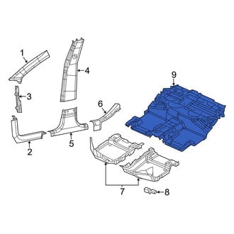 Jeep OE - Front Left Floor Carpet