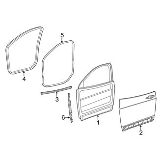 Jeep OE - Front Door - Door & Components