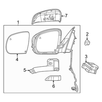 Jeep OE - Front Door - Outside Mirrors