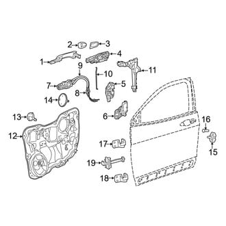 Jeep OE - Front Door - Lock & Hardware