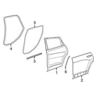 Jeep OE - Rear Door - Door & Components