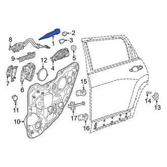 Jeep OE - Rear Outer Exterior Door Handle