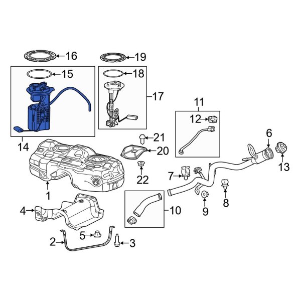 Fuel Pump and Strainer Set