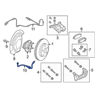 Jeep OE - Front Brake Hydraulic Hose