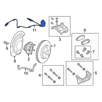 Jeep OE - Front ABS Wheel Speed Sensor