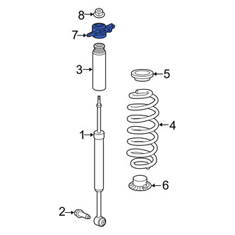 Jeep OE - Rear Left Suspension Shock Absorber Mount