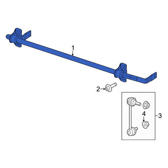 Jeep OE - Rear Suspension Stabilizer Bar