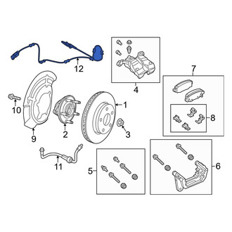 Jeep OE - Front ABS Wheel Speed Sensor