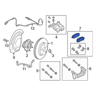 Jeep OE - Front Disc Brake Pad Set