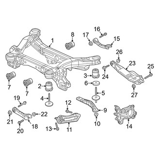 Jeep OE - Rear Suspension - Suspension Components (AWD)