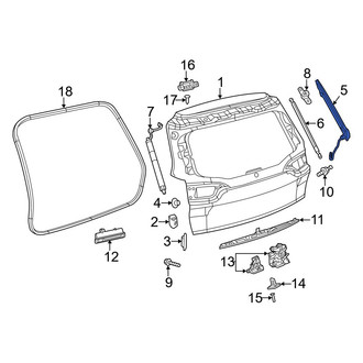 Jeep OE - Rear Right Liftgate Object Sensor