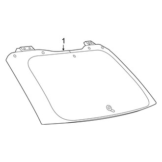 Jeep OE - Lift Gate - Glass