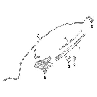 Jeep OE - Lift Gate - Wiper & Washer Components