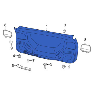 Jeep OE - Rear Liftgate Trim