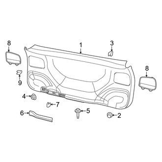 Jeep OE - Lift Gate - Interior Trim