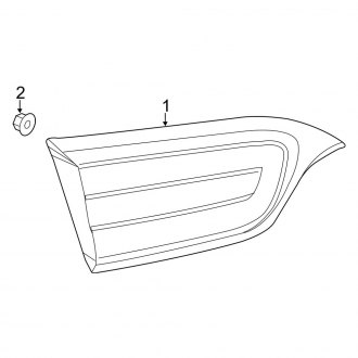 Jeep OE - Rear Lamps - Combination Lamps (On Lift Gate)