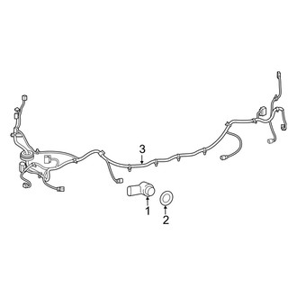 Jeep OE - Rear Bumper - Bumper & Components (Electrical Components), (Latitude / Limited / Overland / Sport)