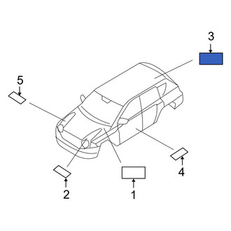 Jeep OE - Tire Information Label