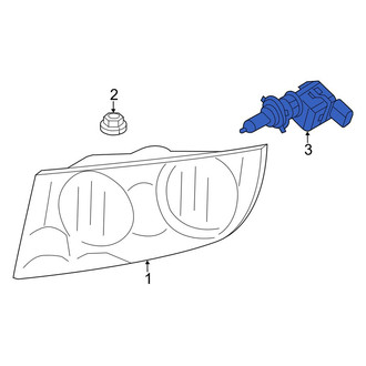 Jeep OE - Front Headlight Bulb