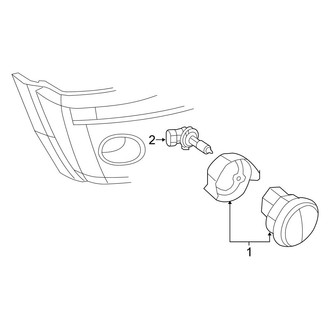 Jeep OE - Front Lamps - Fog Lamps