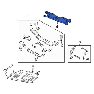 Jeep OE - Front Radiator Support Tie Bar