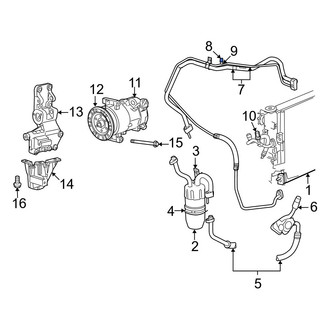 Jeep OE - A/C Service Valve Core