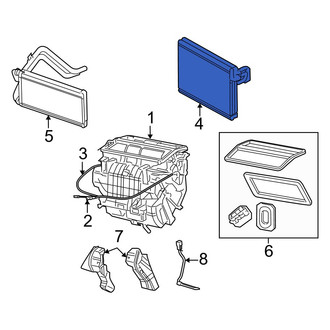 Jeep OE - A/C Evaporator Core