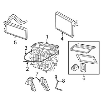 Jeep OE - Air Conditioner & Heater - Evaporator Components