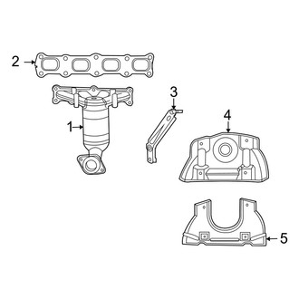 Jeep OE - Exhaust System - Manifold (2.4L)