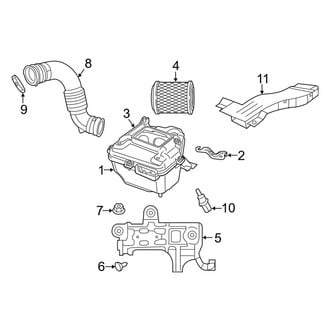 Jeep OE - Engine / Transaxle - Air Intake (2.0L)