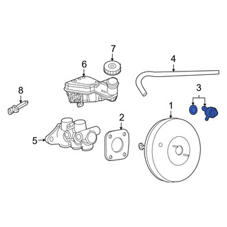 Jeep OE - Power Brake Booster Check Valve