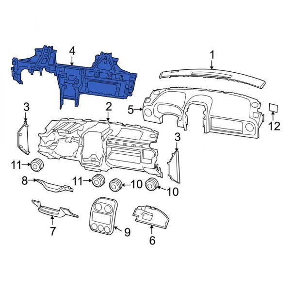 Instrument Panel Crossmember