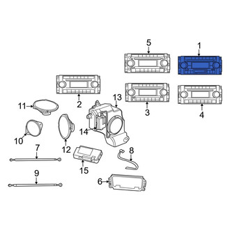Jeep OE - Radio Control Unit