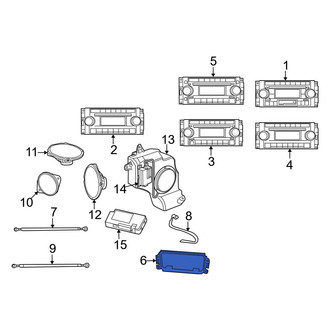 Jeep OE - Radio Bracket