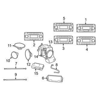 Jeep OE - Instrument Panel - Sound System