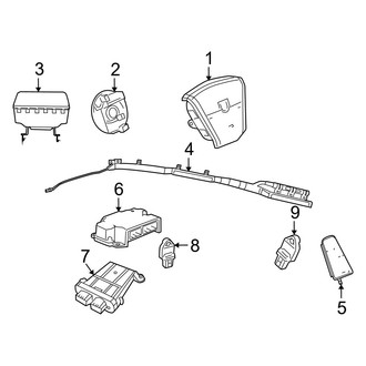 Jeep OE - Restraint Systems - Air Bag Components