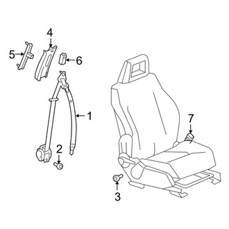 Jeep OE - Restraint Systems - Front Seat Belts