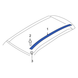 Jeep OE - Left Roof Luggage Carrier Side Rail