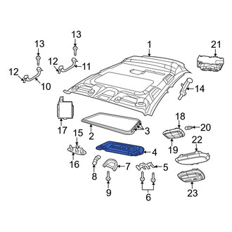 Jeep OE - Right Sun Visor