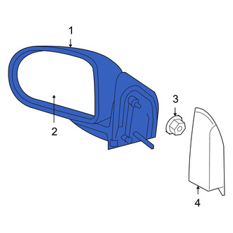 Jeep OE - Front Left Door Mirror