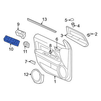 Jeep OE - Front Left Door Window Switch