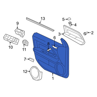 Jeep OE - Front Right Inner Door Interior Trim Panel