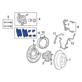 Jeep OE - Rear Disc Brake Pad Set